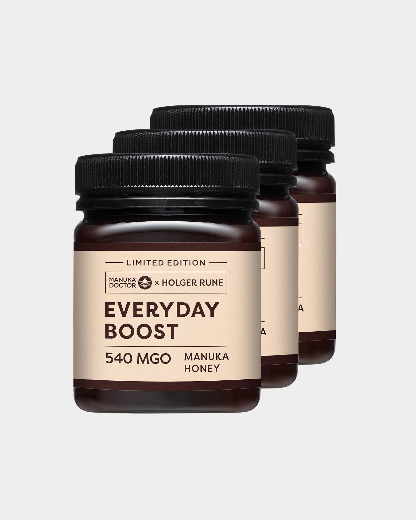 Manuka 540 MGO, Everyday Boost certified Manuka honey x 3 pack