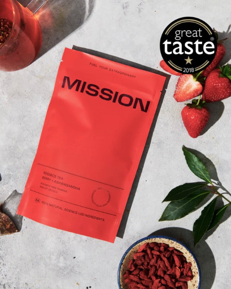 Hibiscus Rooibos + Ashwagandha, 30 tea bags