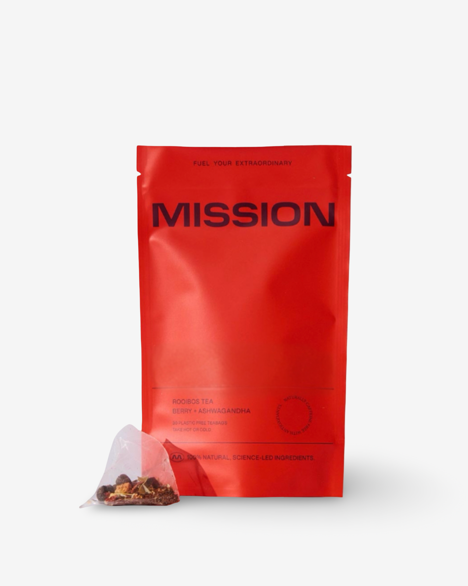 Hibiscus Rooibos + Ashwagandha, 30 tea bags